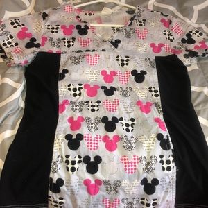 Disney scrub top